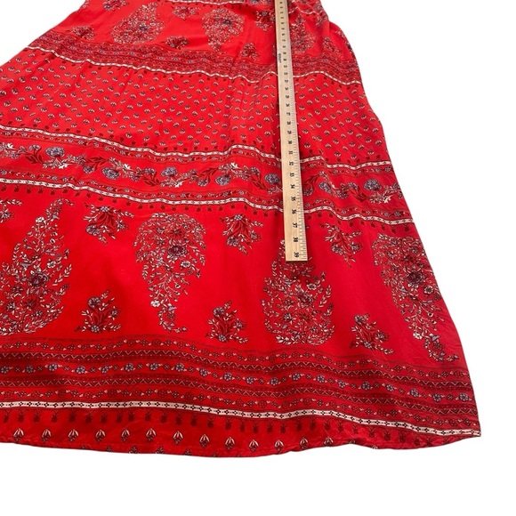 Old Navy Women’s Red
Maxi Patterned Cross Straps-Size Large-Floral, Boho - Picture 4 of 10